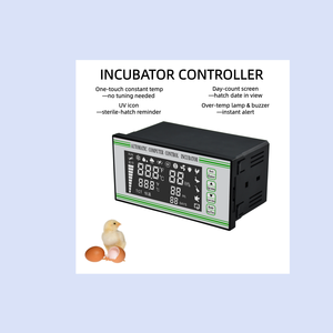 Auto Temp-Humidity Egg Incubator <b>Controller</b> One-Key <b>Thermostat</b> Chicken Duck Goose Pigeon Modes Manual Flip UV Memo - Product Image 1