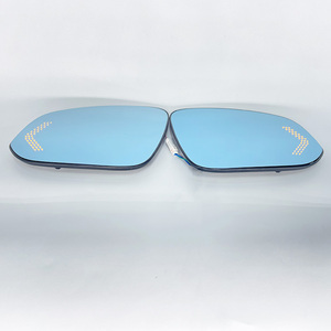 Espejo Retrovisor lateral con indicador LED de lente de cristal azul calentado para <span class=keywords><strong>Toyota</strong></span> Tacoma 2016-2021 cubierta ABS gran angular <span class=keywords><strong>Prius</strong></span> Hilux - Product Image 5