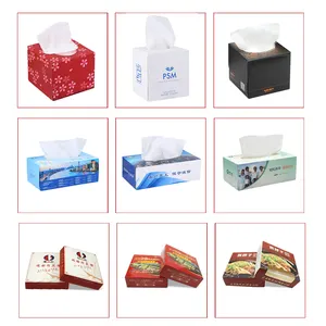 Factory Custom Logo 13 Years Of Professional Experience 2-4 Layer Of High Quality Tissue Paper Super Soft Flat Box Facial Tissue