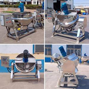 Olla Mezcladora Industrial Automática de 20L con Agitador para Salsas, Turrón y Bizcochos al Vapor - Product Image 2