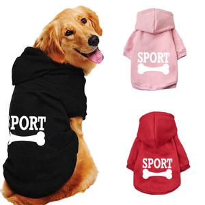 Vêtements pour chiens de luxe écologiques et mignons, style sportif, imprimé visage de chien de dessin animé, <span class=keywords><strong>pull</strong></span> à capuche pour animaux de compagnie, style <span class=keywords><strong>North</strong></span> <span class=keywords><strong>Face</strong></span>, pour le printemps - Product Image 1