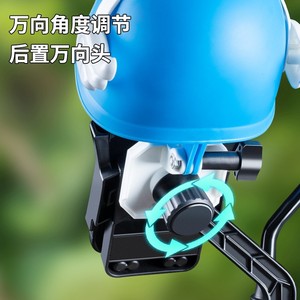 Helmet Phone Holder For Motorcycle Electric Bike Bicycle Rider With Universal Adjustable Mount Shockproof Design - Product Image 1
