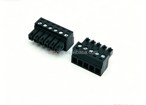 3.5MM PITCH <b>TERMINAL</b> CONNECTOR KF2EDGK Black 3.5MM Plug-in PCB <b>terminal</b> connector block 2P-24P 2EDGK-3.5MM - Product Image 5