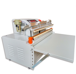 Machine d'emballage <span class=keywords><strong>alimentaire</strong></span> <span class=keywords><strong>sous</strong></span> vide de remplissage automatique de gaz d'azote de haute qualité petit scellant de dessus de Table pour les matériaux de papier en plastique - Product Image 2