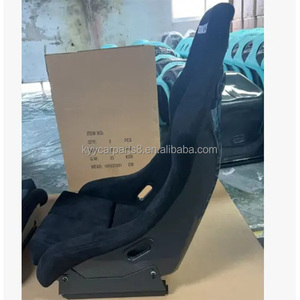 Siège sport universel en fibre de carbone à montage latéral bas en acier inoxydable chromé pour sièges baquet Recaro OMP Bride's Choice - Product Image 3