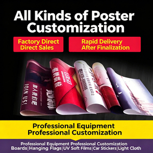 Affiches en PP personnalisées en gros avec logo, impression offset imperméable, grandes affiches murales A0 A1 <span class=keywords><strong>A2</strong></span> A3 A4 - Product Image 1