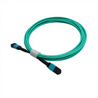 Kabel Patch FIBER MPO-F ke MPO-F 5M 12 Core LSZH OM4 50/125 - Tipe B