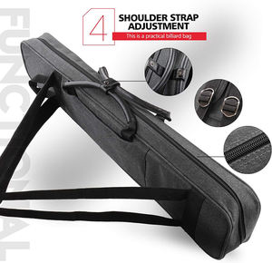 Échantillon gratuit – Sac de transport populaire pour 3 queues et 4 shafts de billard, étanche et rembourré pour snooker et billard carom - Product Image 5
