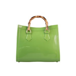Bolso <span class=keywords><strong>de</strong></span> Mano <span class=keywords><strong>de</strong></span> PVC con Asa <span class=keywords><strong>de</strong></span> Bambú, Bolso <span class=keywords><strong>de</strong></span> Noche Versátil y Moderno, Resistente a la Suciedad, Fácil <span class=keywords><strong>de</strong></span> Lavar, Bolso <span class=keywords><strong>de</strong></span> Verano, Personalizable - Product Image 5