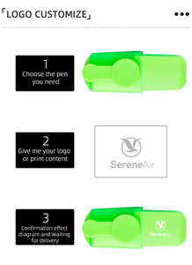 BKS tự sở hữu thương hiệu <span class=keywords><strong>Highlighter</strong></span> bút xiên đầu cọ dễ thương tùy chỉnh bao bì cố định đặt mực lỏng 5 màu - Product Image 3