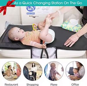 Échantillon gratuit 2024, nouveau tapis à langer bébé imperméable pliable, tapis à langer portable, tapis à langer bébé portable - Product Image 4