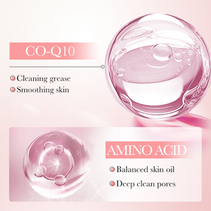 OEM coenzima Q10 aminoacido nutriente prodotti per la pulizia rinfrescante per il controllo dell'olio idratante pulizia profonda Mousse - Product Image 3