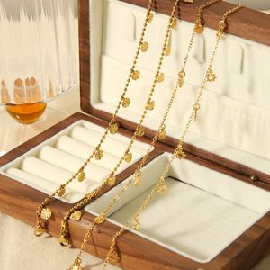 Tobilleras elegantes con colgante de concha de estilo europeo y americano para mujer con cadena de metal gruesa y sencilla - Product Image 2