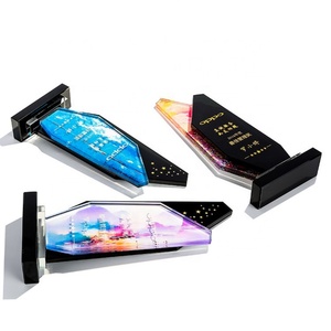 Trophée en verre en forme d'étoile d'oiseau, cristal de sublimation, de Chine, pour la récompense des gagnants, Torch Mountain Shield, personnalisé - Product Image 6