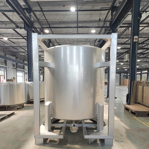 Cuve fourre-tout personnalisée 1000L Conteneur de stockage d'acide acétique glaciaire chimique cylindrique en acier inoxydable - Product Image 2