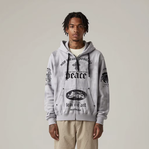 <span class=keywords><strong>Felpe</strong></span> <span class=keywords><strong>con</strong></span> <span class=keywords><strong>Cappuccio</strong></span> Unisex Vintage <span class=keywords><strong>con</strong></span> Stampa Tie-Dye e <span class=keywords><strong>Zip</strong></span>, Design Streetwear Personalizzabile <span class=keywords><strong>con</strong></span> Logo - Product Image 1