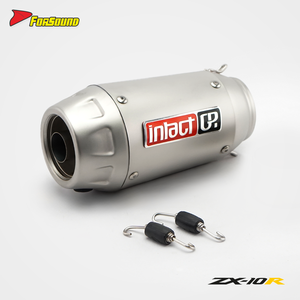 Sistema de escape para motocicleta Kawasaki ZX10R, estilo IntactGP, con rejilla de malla, silenciador de titanio para carreras en pista, precio mayorista de fábrica Forsound - Product Image 3