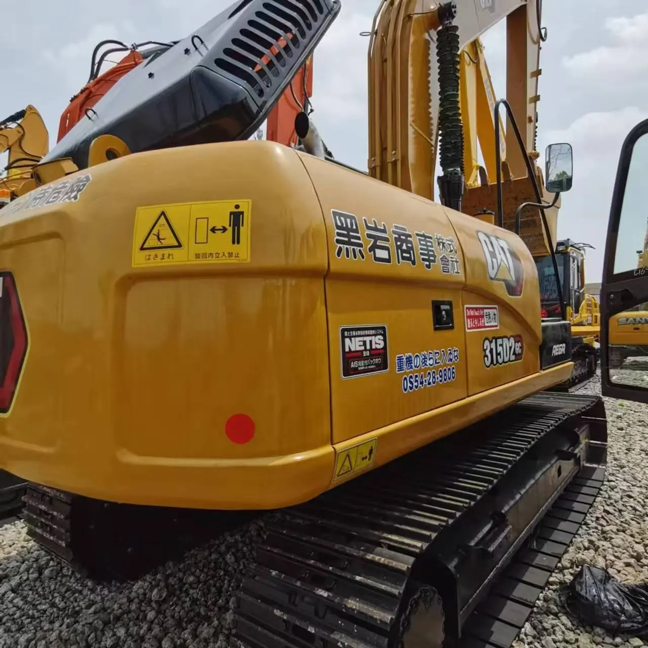 รถขุดมือสองราคาต่ํา 15 ตันสีเดิมคุณภาพสูง CAT315 รถขุดมือสอง