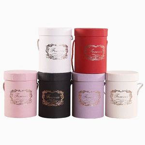 Wholesale Custom Logo Luxury Round Gift <strong>Hat</strong> <strong>Box</strong> Paper Rose Velvet Flower <strong>Box</strong> - Product Image 4