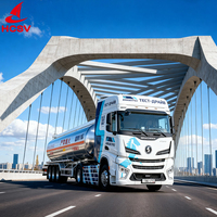 Remorque citerne en acier au carbone anti-corrosion pour le transport de liquides acides, alcalins et chimiques