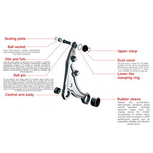 Phía trước thấp hơn kiểm soát cánh tay cho Corolla 48069-02180 - Product Image 3