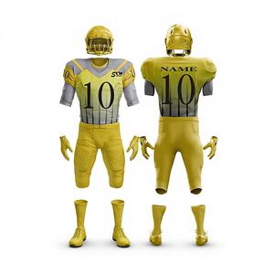 Uniforme Deportivo Personalizado de Fútbol Americano y Rugby, Jersey de Competición de Manga Corta, Uniforme de Entrenamiento para Equipo, con Número de Jugador Impreso AF15 - Product Image 1