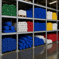 Plaque en plastique HDPE multicolore, stock d'usine, 4x8 pieds, taille sur mesure, PE500 PE300, panneau en polyéthylène haute densité