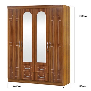 Pas cher <span class=keywords><strong>Coin</strong></span> MDF Chambre Armoire Almirah Placard Vêtements Armoire Armoire - Product Image 5