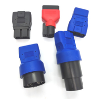 Convertidor OBD2 a OBD1 de 17 Pines con Contactos Macho/Hembra de Cobre y Carcasa de Nailon para Herramienta de Diagnóstico BENZ FORD GM PSA
