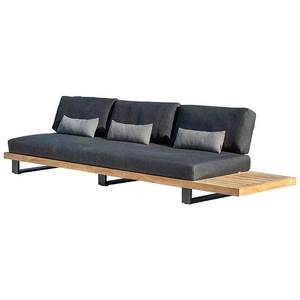 Canapé de jardin Mingyi Outdoor Furniture, trois places, en bois massif, imperméable, pour villa, cour, hôtel, balcon, jardin - Product Image 1