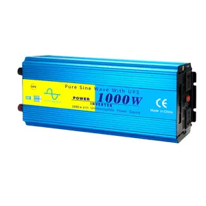 उचित मूल्य 1000va 800w 12vdc शुद्ध साइन वेव पोर्टेबल अप स्टॉक में इन्वर्टर