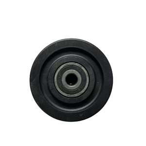 3 Inch <strong>Nylon</strong> <strong>Wheel</strong> with SUS Bearings Durable Polyurethane Rubber TPR Thermoplastic Rubber Swivel Type - Product Image 3