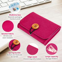 Offre Spéciale : Étui Portable en Feutre Non Tissé Tendance pour Pilules, Boîte de Rangement de Haute Qualité en EVA + PP pour Usage Quotidien et Extérieur (Vente en Gros)