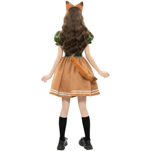 Zootopia Cosplay Nick Wilde Costume Green Dress With Fox Ears And Tail For Anime Role Play 14 Years Up - Product Image 4
