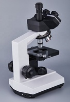 Z108 Portable LED Trinocular Biological Optical Microscope with High Magnification 40X-1000X and Double Layer Mechanical Stage
