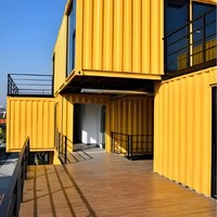 Casa Prefabricada de Dos Pisos, Moderna, de Bajo Costo y Rápida Instalación, con Estructura de Acero, para Uso Residencial, con 3 Dormitorios, Estilo Villa, con Certificación CE