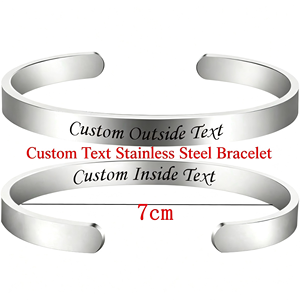 Bijoux en acier inoxydable plaqué or 18K, DIY, personnalisé, nom enfant, cadeau, Bracelet à breloques <span class=keywords><strong>pour</strong></span> bébé, garçon et fille, vente en gros - Product Image 6