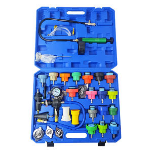 28 पीसी रेडिएटर प्रेशर टेस्टर किट शीतलक दबाव परीक्षक और वैक्यूम रिफिल किट वाटर टैंक रिसाव का पता लगाने - Product Image 2