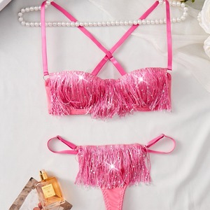 Vente en gros de nouveaux ensembles de lingerie sexy à franges pour femmes, lingerie amusante, vêtements pour femmes - Product Image 1