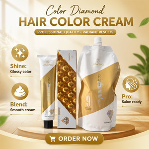 En stock, prêt à être expédié, crème colorante permanente pour cheveux 100 ml, sans ammoniaque, couvrant les cheveux gris, noir, longue durée, crème colorante pour cheveux de salon - Product Image 1
