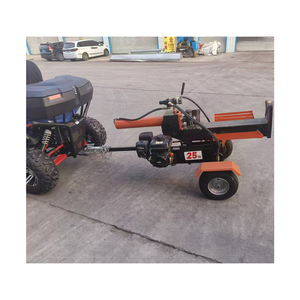 Macchina per la lavorazione del legno 7HP con avviamento manuale orizzontale a benzina idraulico per legna da ardere splitter per la foresta - Product Image 2