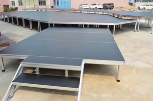 Có thể điều chỉnh nhôm lắp ráp Trailer sân khấu nền tảng di động ngoài trời sân khấu cho buổi hòa nhạc đám cưới - Product Image 5