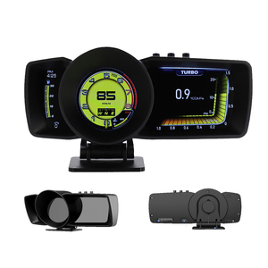 2026 Vjoycar Affichage Tête Haute (<span class=keywords><strong>HUD</strong></span>) OBD GPS Multi-Interface, Compteur de Vitesse Intelligent, Affichage de Vitesse GPS pour Voiture OBD2, OBD2 <span class=keywords><strong>HUD</strong></span> - Product Image 1