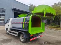 Camion à ordures compacteur 5m³ de marque renommée 4x2 avec conduite à gauche pour la collecte des déchets extérieurs