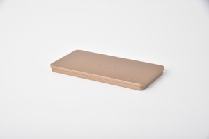 Caja de regalo de metal personalizada superventas, hojalata electrolítica, caja de lata rectangular plana dorada - Product Image 2