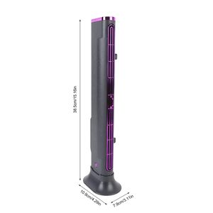 Ventilateur tour sans pales de conception nouvelle, rechargeable, alimenté par batterie, avec commande par bouton, pour climatisation de bureau - Product Image 2