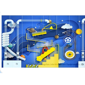 Équipement de terrain de jeu doux pour enfants Science Wall Ball Game Interactive Play games Pipe Tunnel Gear - Product Image 1