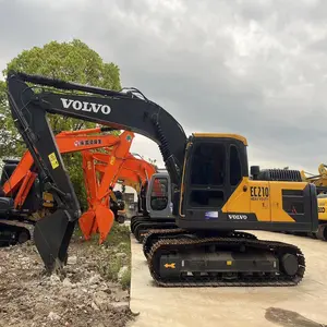 Mesin pemgali bumi volvo EC210 21ton tangan kedua volvo digunakan volvo digger Adora untuk dijual