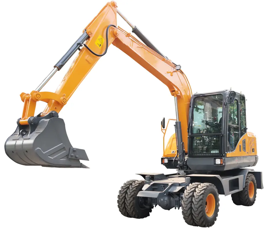 Brand Earth-Moving Machinery 7 Ton Small Crawler/Wheel Hydraulic Backhoe Excavator Mini Digger Price for Sale
