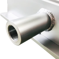 JSY Prix usine Radiateur à plaques en aluminium pour compresseur d'air, avec cœur de refroidisseur d'huile, pour installations de compresseurs d'air sans huile